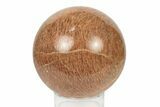 Polished Peach Moonstone Sphere - Madagascar #252032-1